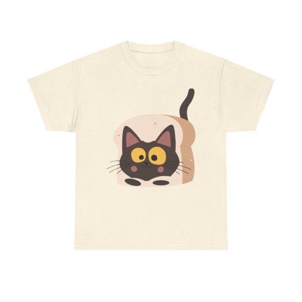 Unisex Heavy Cotton Tee - "Cat Bread" Graphic Shirt for Every Occasion - Image 10