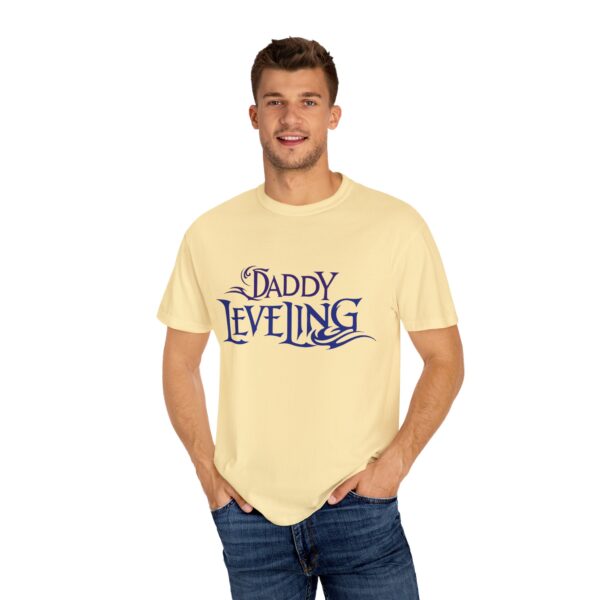 Level Up Your Dad Style - Unisex Garment-Dyed T-shirt, Funny Gift for Fathers, Dad Leveling Tee, Casual Wear, Birthday Gift - Image 15