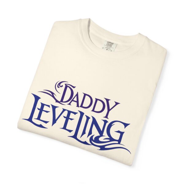 Level Up Your Dad Style - Unisex Garment-Dyed T-shirt, Funny Gift for Fathers, Dad Leveling Tee, Casual Wear, Birthday Gift - Image 8