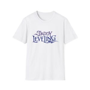 “Daddy Leveling” Unisex Softstyle T-Shirt – Perfect for Dads, Gifts for Father’s Day, Casual Wear, Dad Life Tees, Video Game Fan Apparel