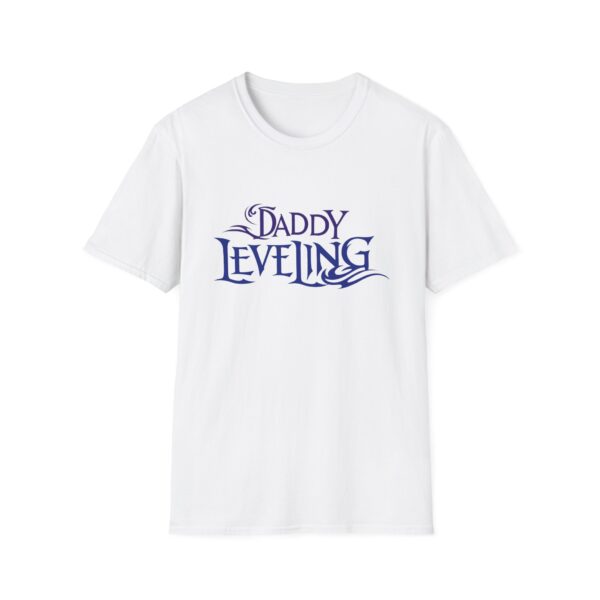 "Daddy Leveling" Unisex Softstyle T-Shirt - Perfect for Dads, Gifts for Father's Day, Casual Wear, Dad Life Tees, Video Game Fan Apparel