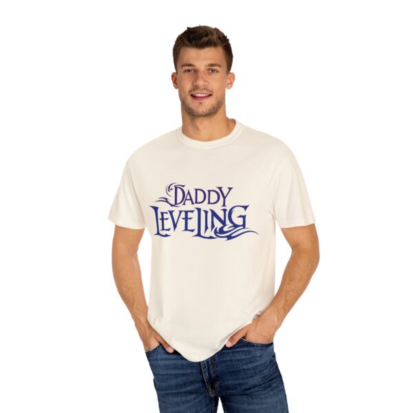 Level Up Your Dad Style - Unisex Garment-Dyed T-shirt, Funny Gift for Fathers, Dad Leveling Tee, Casual Wear, Birthday Gift - Image 9