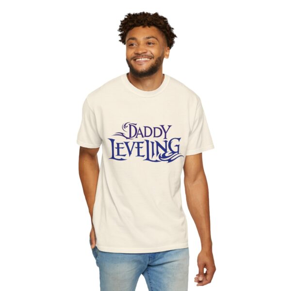 Level Up Your Dad Style - Unisex Garment-Dyed T-shirt, Funny Gift for Fathers, Dad Leveling Tee, Casual Wear, Birthday Gift - Image 10
