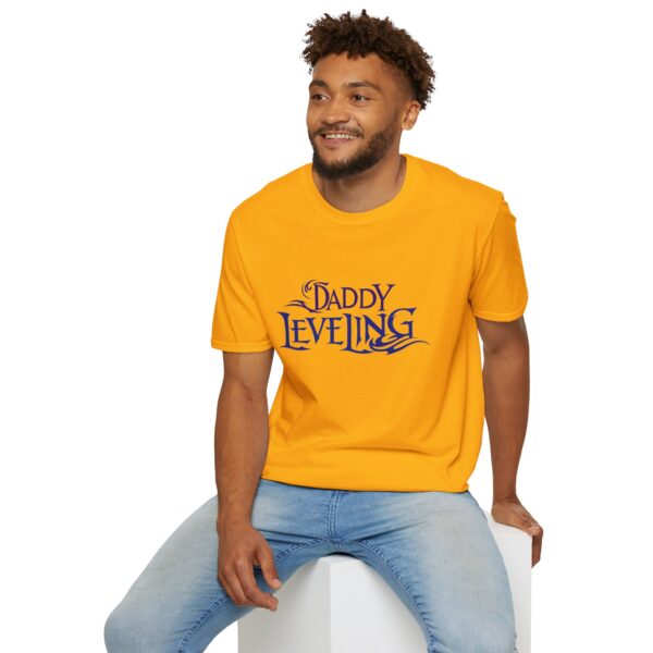 "Daddy Leveling" Unisex Softstyle T-Shirt - Perfect for Dads, Gifts for Father's Day, Casual Wear, Dad Life Tees, Video Game Fan Apparel - Image 11