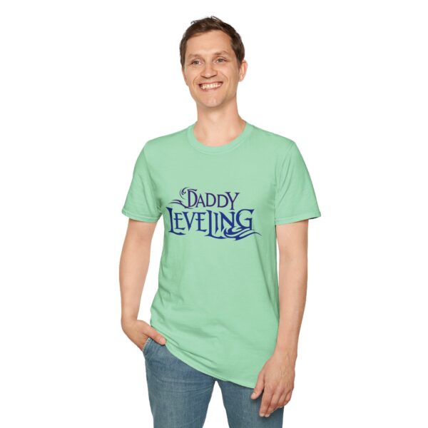 "Daddy Leveling" Unisex Softstyle T-Shirt - Perfect for Dads, Gifts for Father's Day, Casual Wear, Dad Life Tees, Video Game Fan Apparel - Image 22