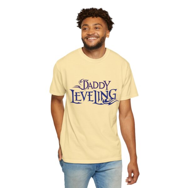 Level Up Your Dad Style - Unisex Garment-Dyed T-shirt, Funny Gift for Fathers, Dad Leveling Tee, Casual Wear, Birthday Gift - Image 16